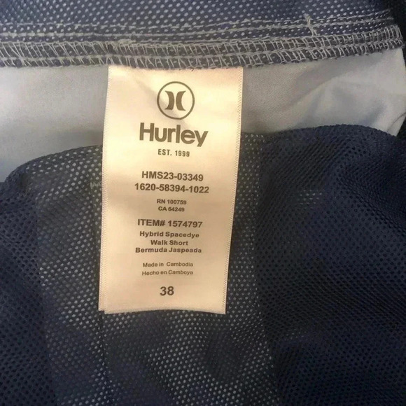 HURLEY- Hybrid Spacedye Bermuda Walk Shorts - Picture 9 of 9